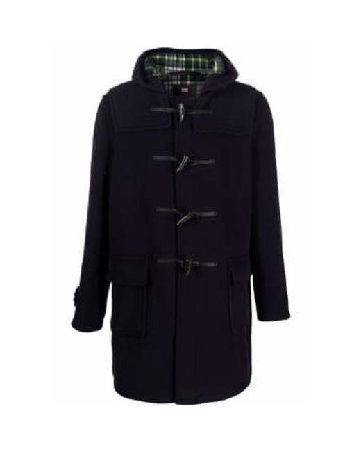 Gloverall Blue Morris Duffle Coat Dress Gordon for men