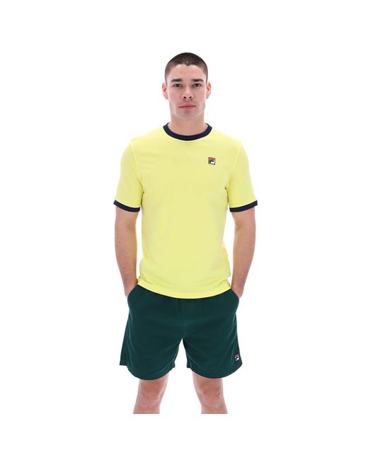 Fila Marconi Essential Ringer T Shirt For in Green for Men | Lyst