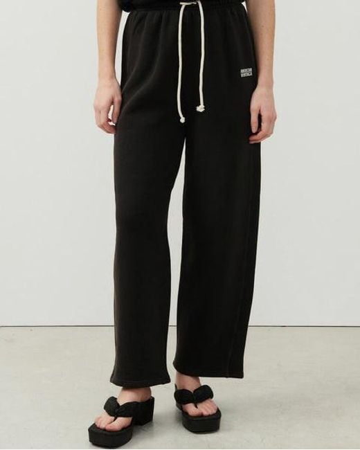 American Vintage Black Pantalón Jogger Mujer Izubird