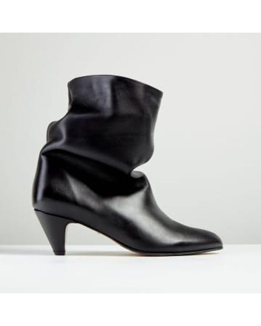 Anonymous Copenhagen Black Vully Nappa Leather Boot Size 3 / 36