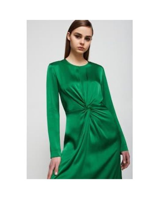 Ottod'Ame Green Viscose Dress With Knot 8 /