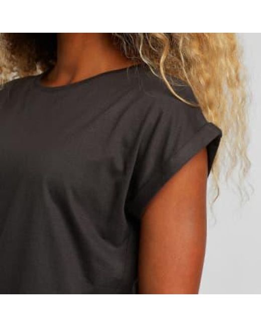 Dedicated Black Visby Organic Cotton Base T-shirt Charcoal S