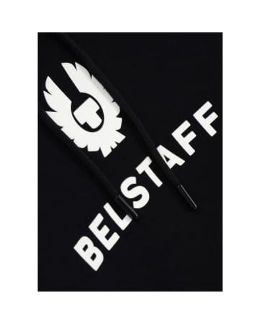 Belstaff Black S Signature Hoodie for men