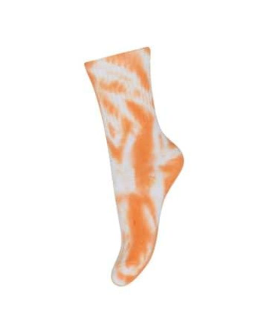 mp Denmark Orange : Adler Tie-dye Socks Carrot Curl Eu 25-28