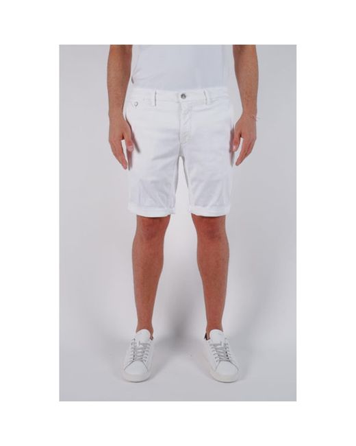 Replay White Hyperflex Benni Shorts for Men | Lyst