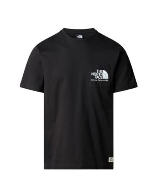 The North Face Black Berkeley Pocket T-shirt S for men