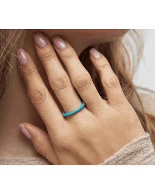 Lulu Blue Color Ring