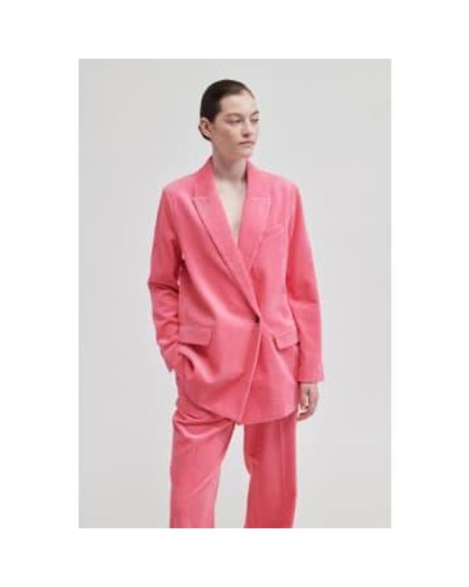 Second Female Pink Cordie Blazer Xsmall