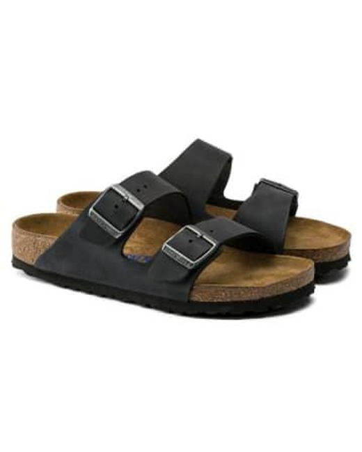 Arizona Soft Footbed Sandals di Birkenstock in Black