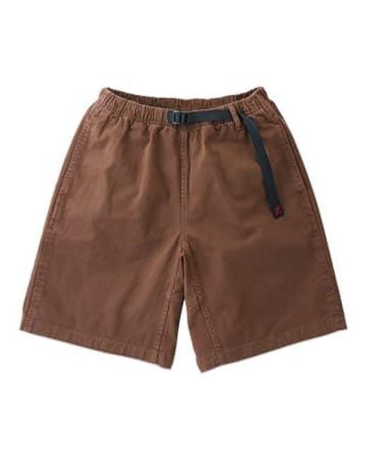 Gramicci Brown G-shorts Tobacco Medium for men