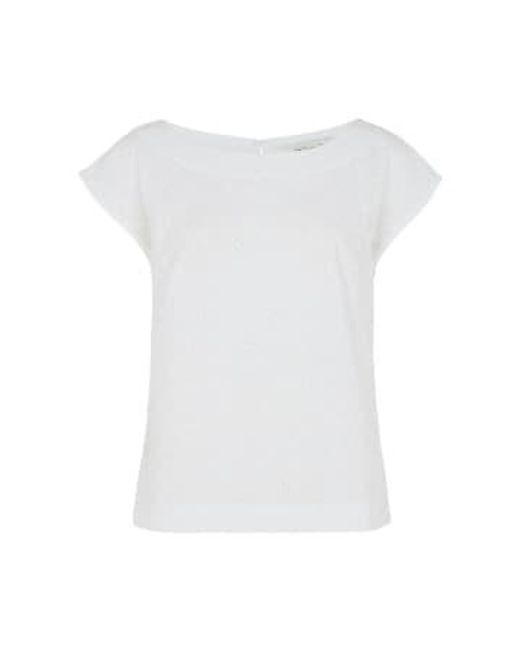 Emily and Fin White Edna Top