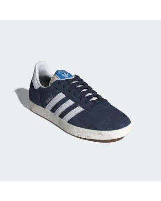 Adidas Blue Preloved tinte und wolkenkern weiße originale gazelle tennis -sneaker unisex