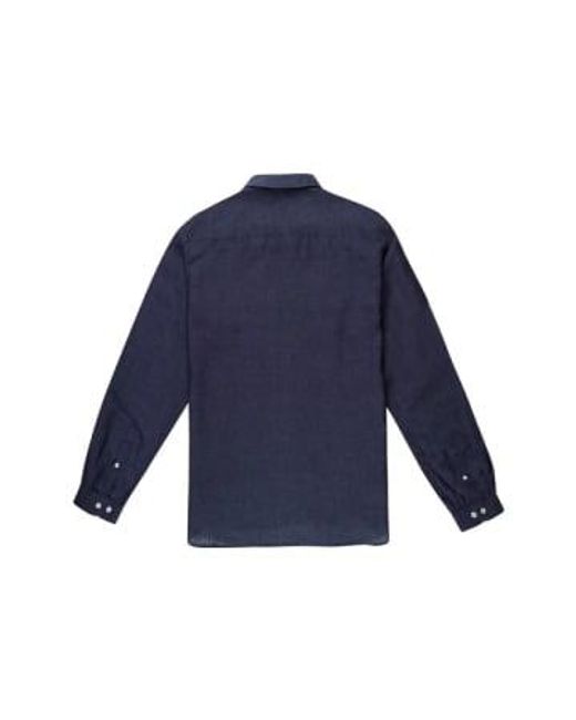Branco button down shirt in dark La Paz pour homme en coloris Blue