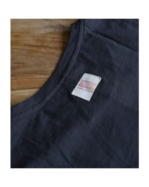 Cashmere Fashion Blue The Shirt Project Organic Cotton Rundmhals Short -arm S / Hellblau