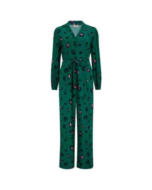 Sugarhill Green Loxley Jumpsuit Uk 8