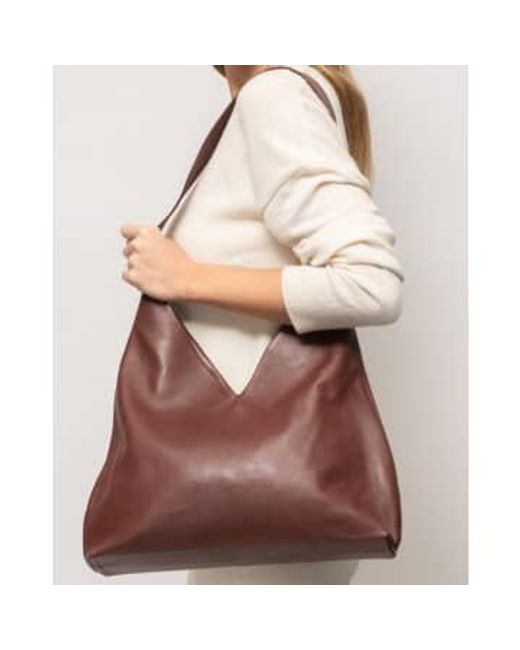 Naterra Brown Leather Bag U