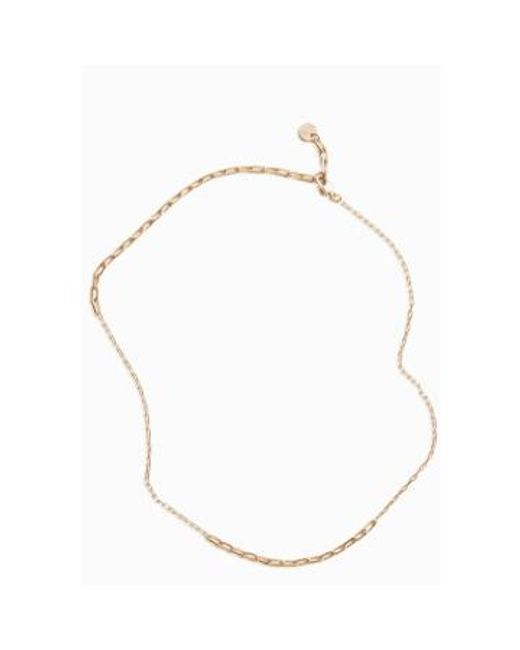 April Please White Nathan End Necklace