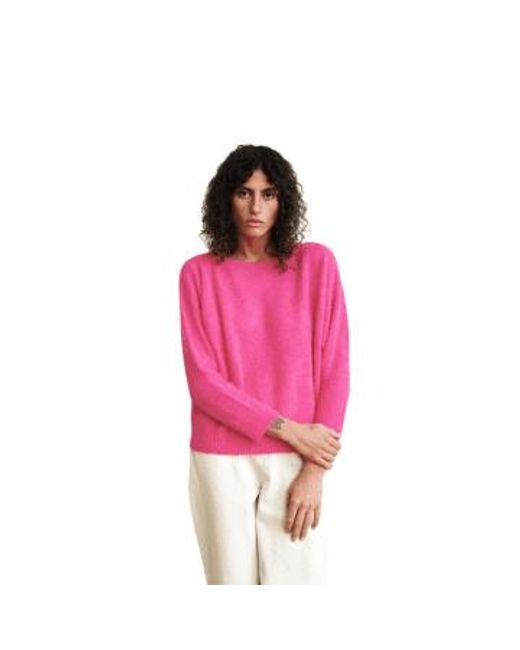 Sylvie Knit Jumper In From di FRNCH in Pink