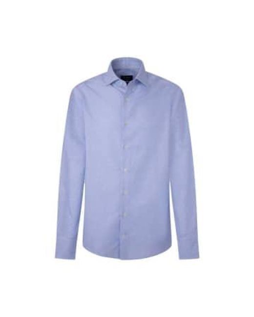 Hackett Blue Shirt M / 5ar for men