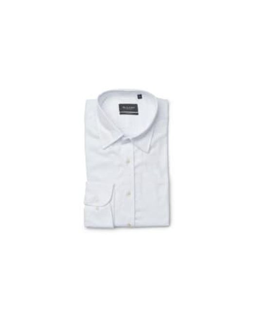 Sand Copenhagen Blue Simon N Cotton L/s Shirt White 15 3/4 for men