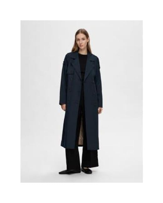 SELECTED Blue New Bren Trench