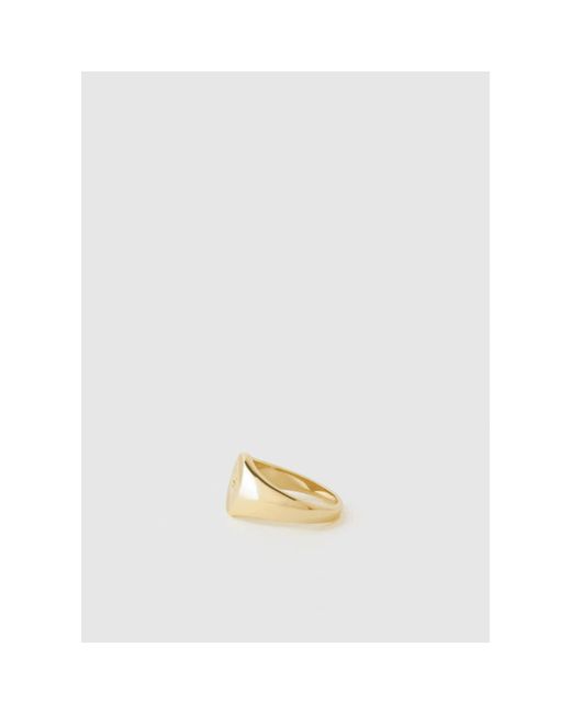 Serge Denimes S Riband Ring In Gold Plated in White | Lyst