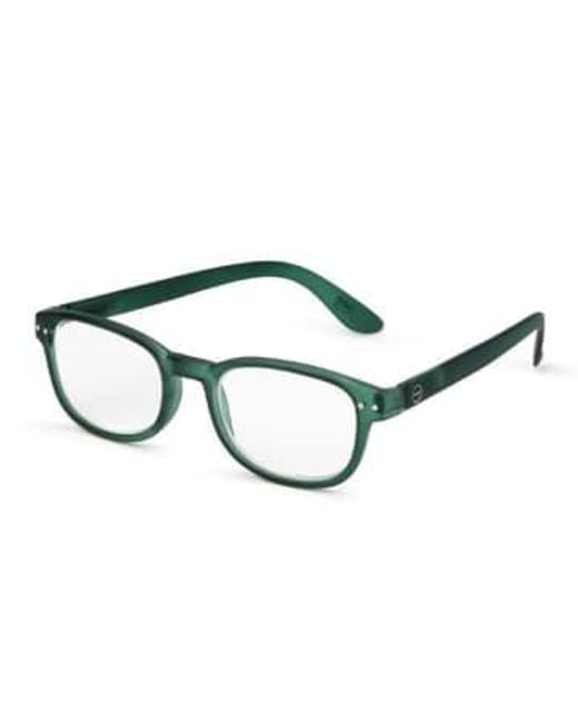 Crystal Style B Reading Glasses di Izipizi in Green da Uomo