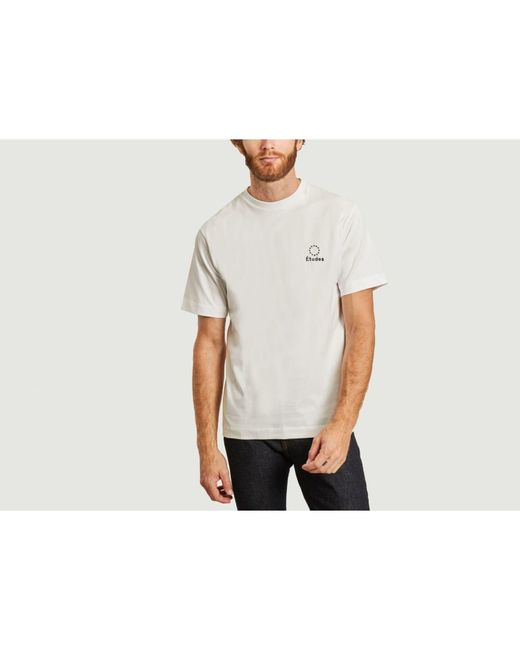 Etudes Studio White T Shirt Wonder Logo for Men | Lyst