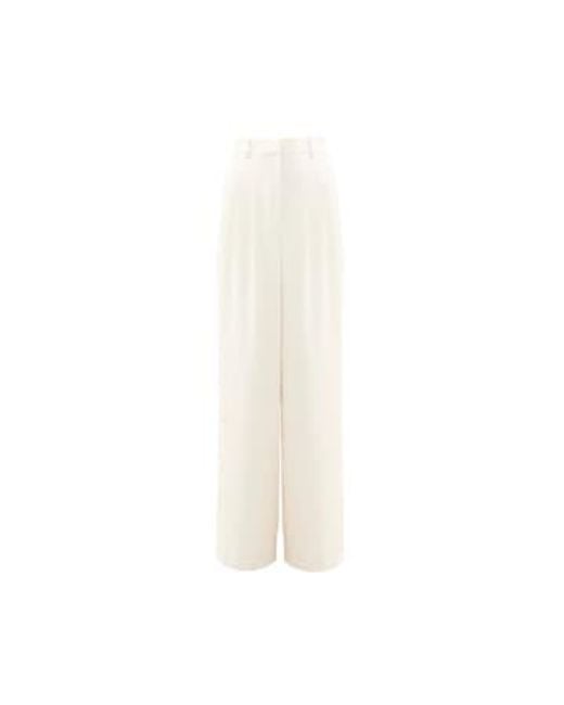 Harry Suiting Trousers Or Classic 1 di French Connection in White