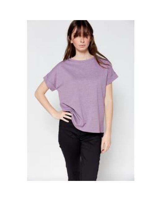 Ichi Purple Karleen T-shirt M