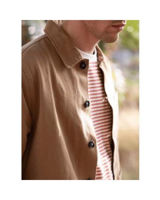 Faguo Natural Lorge Cotton Jacket for men