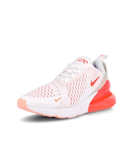 Nike Air Max 270 Shoes White Bright Mango Crimson Tint Dh 3895 100 for Men  | Lyst