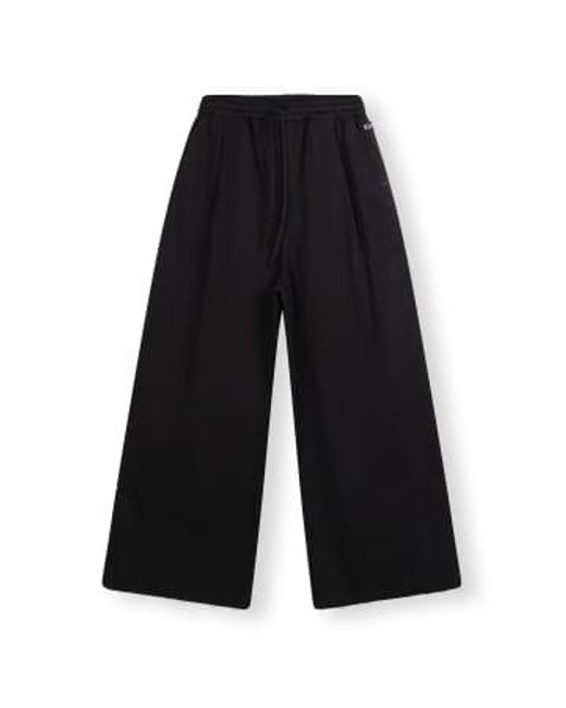 Pantalon jambe large noir 10Days en coloris Black