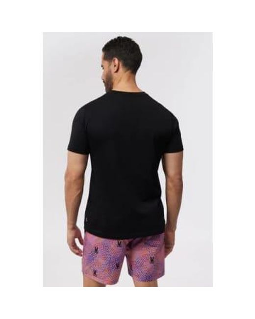 Psycho Bunny Black Chicago Hd Dotted Graphic T Shirt Xxl for men
