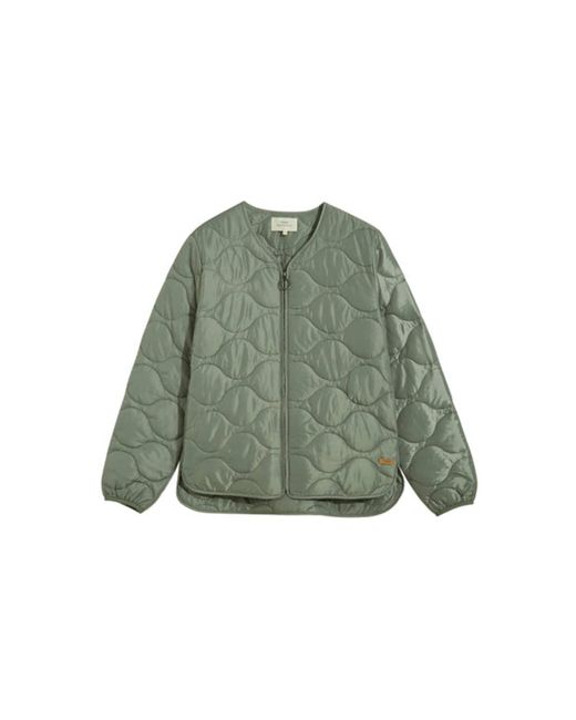 Yerse Green Quilted Jacket