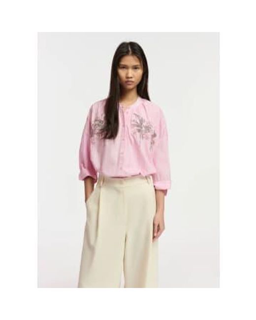 Essentiel Antwerp Pink 'fergana' Shirt L