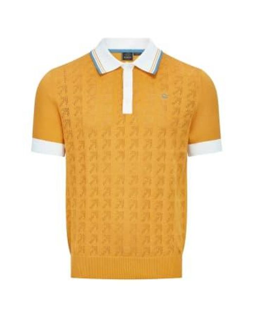 Newton tricoté Polo Merc London pour homme en coloris Orange