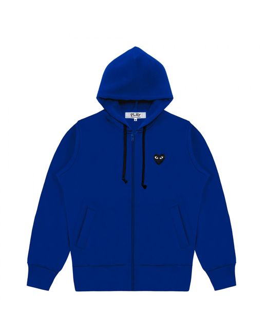 Men's Navy Comme Des Garçons Hooded Sweatshirt with Kuwait Ubuy