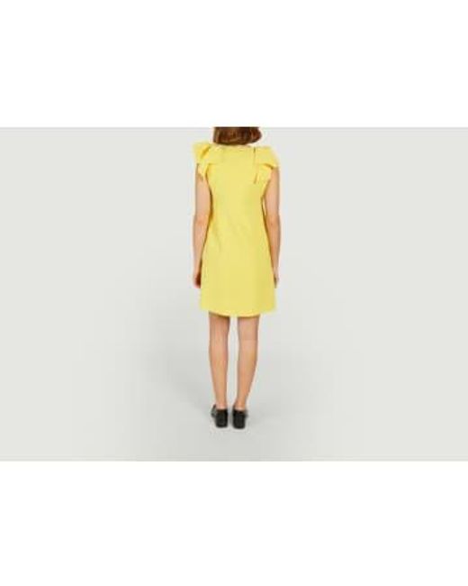 Tara Jarmon Yellow Remarkable Dress 38