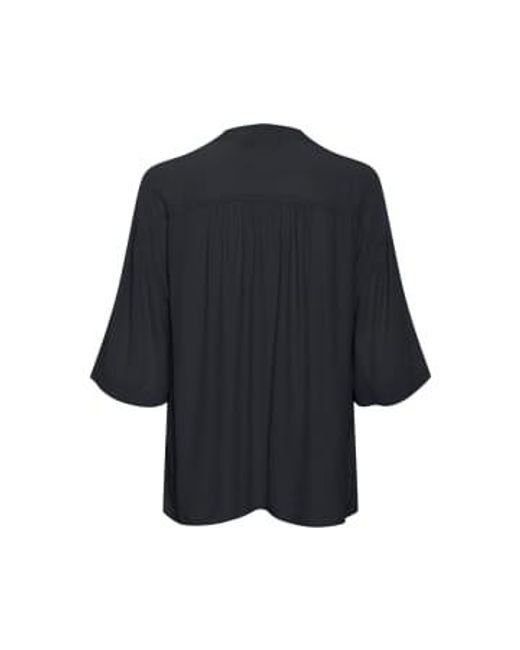 Sllayna shirt ss Soaked In Luxury de color Black
