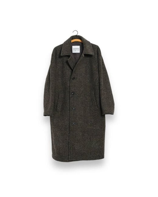 Sigurd 26-59-7 Brown Tweed Coat Hansen pour homme en coloris Black