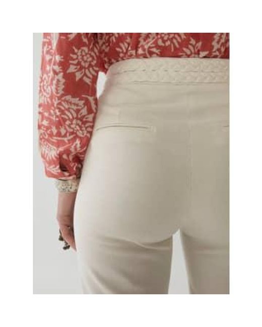 Ross Pants Disco White di MAISON HOTEL in Natural