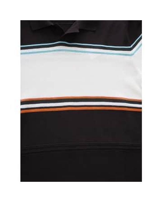 Short Sleeve Polo Shirt 1 di Roberto Collina in Black da Uomo