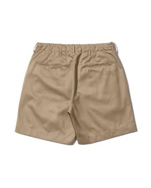 Buzz Rickson's Natural 1945 Chino Shorts Beige L/32 for men