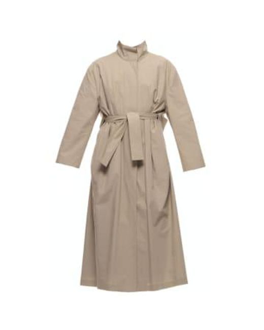 Coat For Woman R83069205 Old Paper 52 di Hache in Natural