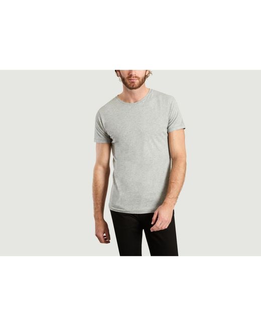 schraper Open Mens Knowledge Cotton Apparel Grey Melange Gots Cotton T Shirt in Gray for Men |  Lyst