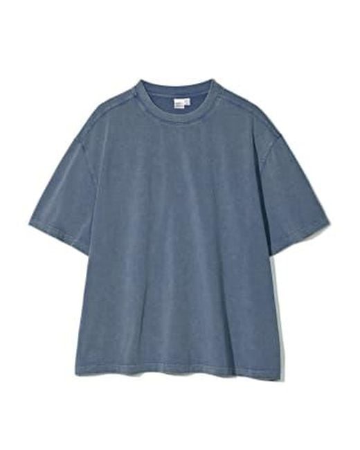 T-shirt lavé vintage en bleu PARTIMENTO pour homme en coloris Blue