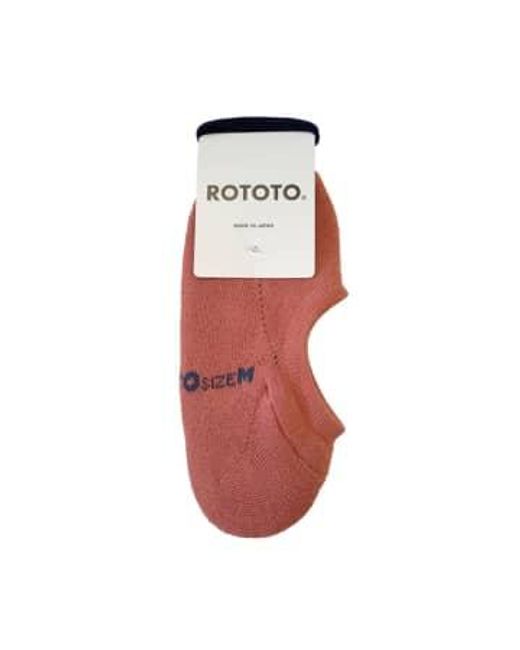 RoToTo Red Pile Foot Cover for men