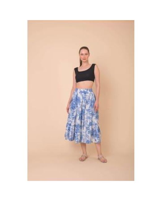 Dream Blue Skazen Midi Skirt Xs / Water