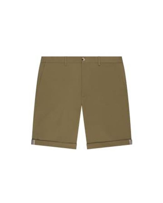 Ben Sherman Green Olive Signature Chino Shorts Size 29 for men